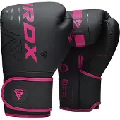 RDX Sports F6 Kara Keinonahkaiset Nyrkkeilyhanskat