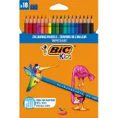 BIC Kids Tropicolors Värikynät 18-setti (5 vuota+)