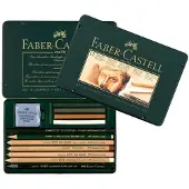 Faber-Castell PITT Monochrome 12-setti