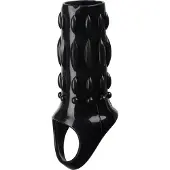 Baseks Nubby Penisholkki 12 cm - Black