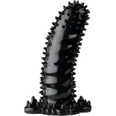 Malesation Bristly Sleeve Penisholkki 14 cm - Black