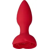 Baseks Rose Värisevä Anustappi 12,8 cm - Red