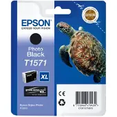 Epson Turtle T1571 valokuvamusta, Valokuva musta, Väripohjainen muste, 25,9 ml, 1 kpl