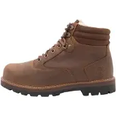 Timberland for man. TB0A6CFXEM41 Britton Road brown leather boots (43.5), Flat, Laces, Casual, Outdoor