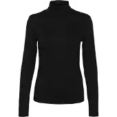 Vero Moda 10293803 Alberte Pitkähihainen Korkeakauluksinen T-paita