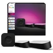 Philips Hue Pro Starter kit pakkaus, 2 valopalkkia ja Hue-silta