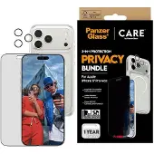 PanzerGlass CARE 3-in-1 Privacy bundle iPhone 17 Pro Max, MagSafe, läpinäkyvä