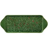 Bordallo Pinheiro - Holly tarjoiluvati 46,5 cm mistelinvihreä