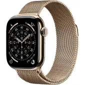 Apple Watch S11 42mm CEL (kultatitaani/kultainen milanolaisran.) S/M