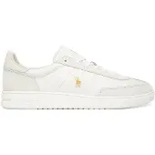 Ralph Lauren Matalavartiset tennarit 'BEDFORD' kulta / valkoinen