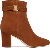 Ralph Lauren Kellie Suede Bootie Heel - Brown - 38