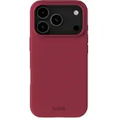 Holdit Phone Case Silicone Red Velvet iPhone 17 Pro