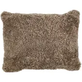 Natures Collection - Tyynynpäällinen New Zealand lampa lyhyt villa 35x45 cm sahara