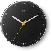 Braun seinäkello BC26B musta