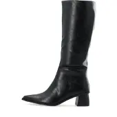 Bianco Bialeonora Tall Zip Boot Faux Leather - Black - 41