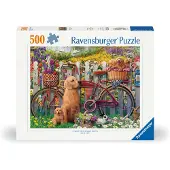 Ravensburger Cute Dogs In The Garden 500P - Multi/patterned - ONE SIZE
