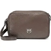 Pinko Carrie Crossbody-laukku Nahka 21.5 cm Harmaa