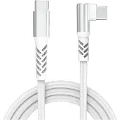 GRATEQ Pro USB-C -kaapeli, 240 W, 2,25 m, valkoinen