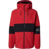Quiksilver Toiminnallinen takki 'HIGH IN TH HOOD' harmaa / punainen / musta / valkoinen