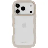 Holdit Phone Case Wavy Light Beige iPhone 17 Pro Max
