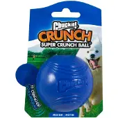 Chuckit! Super Crunch Ball M (6,4 cm) - rapea, rapiseva kumipallo koirille - 1 kappale