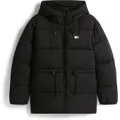 Tommy Hilfiger Tjw Hooded Midi Puffer Jacket - Black - XL