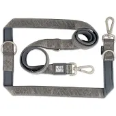 Max & Molly Multi Function Leash Matrix 2.0 Stone - säädettävä heijastava koiran talutushihna
