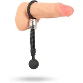 Rebel Heavy Rope Cock Strap with Ball