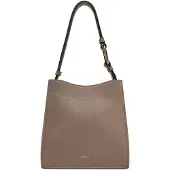 Furla Nuvola Olkalaukku Nahka 21 cm Harmaa