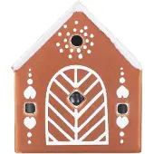 Kähler - Gingerbread Kynttilätalo Navetta Led 7,5 cm Ruskea