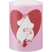 Muurla Moomin LED-pöytäkynttilä 10 cm Sydän