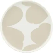 Marimekko Iso Unikko lautanen 20 cm, valkoinen/beige