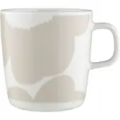 Marimekko Iso Unikko muki 4 dl, valkoinen/beige