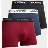 Mckenzie 3-Pack Wyatt Boxers - Mens, musta
