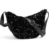 Pieces Pckam Amanda Sequins Bumbag Bc - Black - ONE SIZE