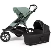 Thule Urban Glide 3 yhdistelmävaunut turvakaarella Mist Green