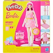Play-Doh Barbie sydämet ja hiukset muovailuvahasetti