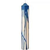 Ferm Living Dryp kynttilä Deep Blue, 30 cm