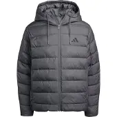 Adidas Talvitakki Essentials 3-stripes Synthetic Down - Harmaa, koko Small
