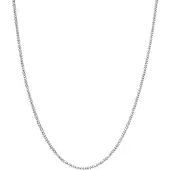 Lykken Basics panssariketju rodinoitu hopea 1.4 mm 38/40cm