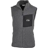 Lundhags Flok Wool Ms Pile Vest, välikerros, miesten, harmaa