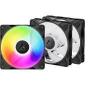 Arctic Cooling P14 Pro, 140 mm, PWM, nestelaakeri, ARGB -tuuletinsarja, 3 kpl, musta