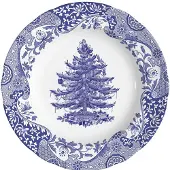 Spode Blue Italian Christmas Tree Lautanen 20 cm