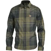 Härkila Akse L/S -pait Mies Willow green check L