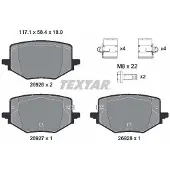 Textar Jarrupalasarja (4kpl), levyjarru 2692601
