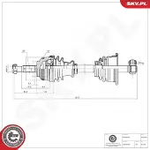 ESEN SKV Vetoakseli 40SKV045