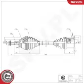 ESEN SKV Vetoakseli 40SKV002