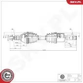 ESEN SKV Vetoakseli 40SKV068