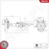 ESEN SKV Vetoakseli 40SKV008