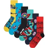Happy socks Marvel Spider-Man 6-Pack Socks Gift Set - Multi/patterned - 41-46